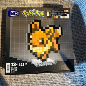 Mega Pokémon Eevee Pixel Art Building Set